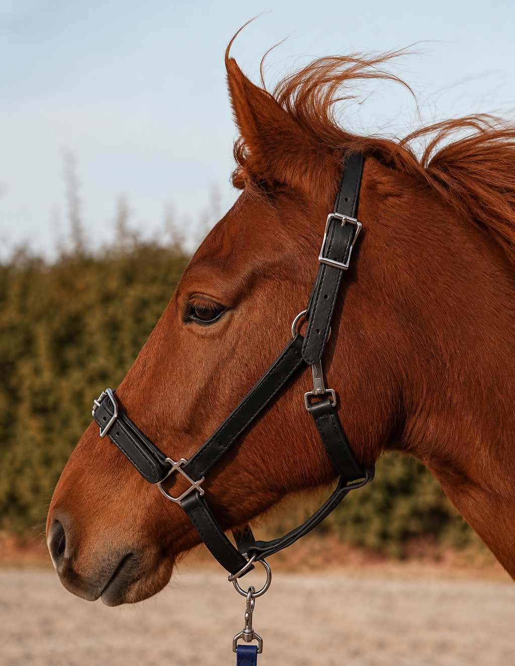 Licou biothane boucle sur le nez